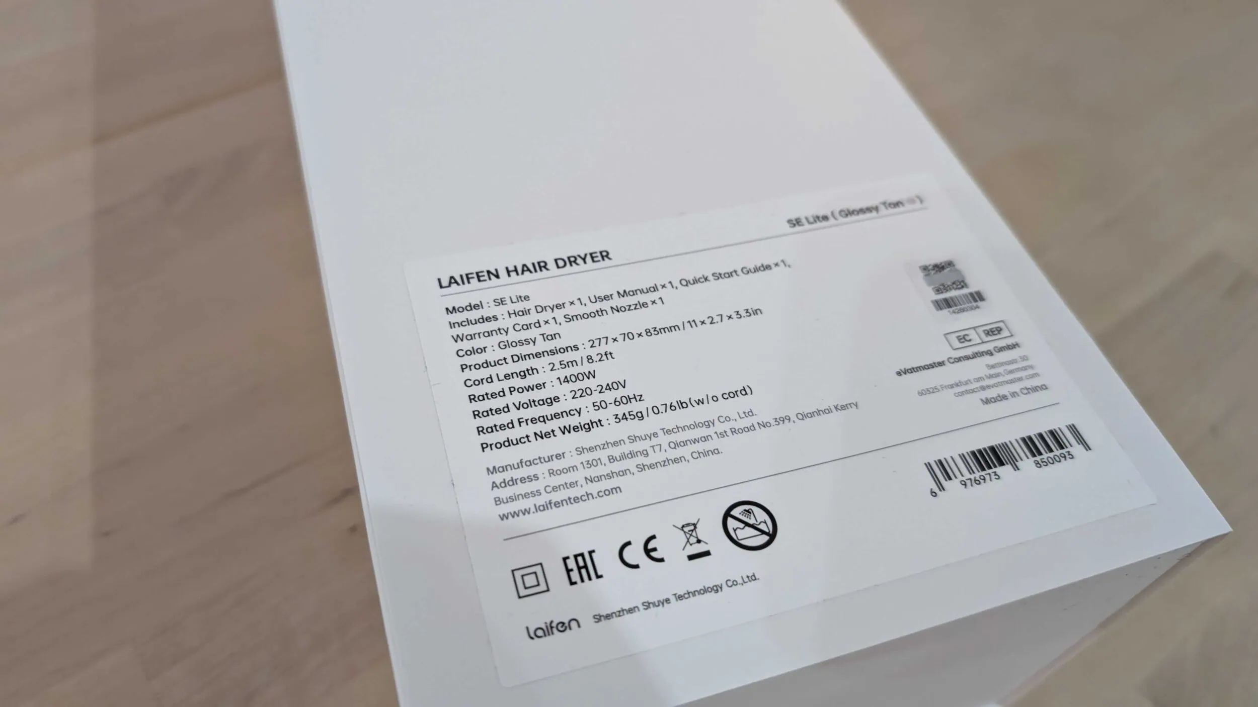 Laifen Mini High-Speed Hair Dryer (5)