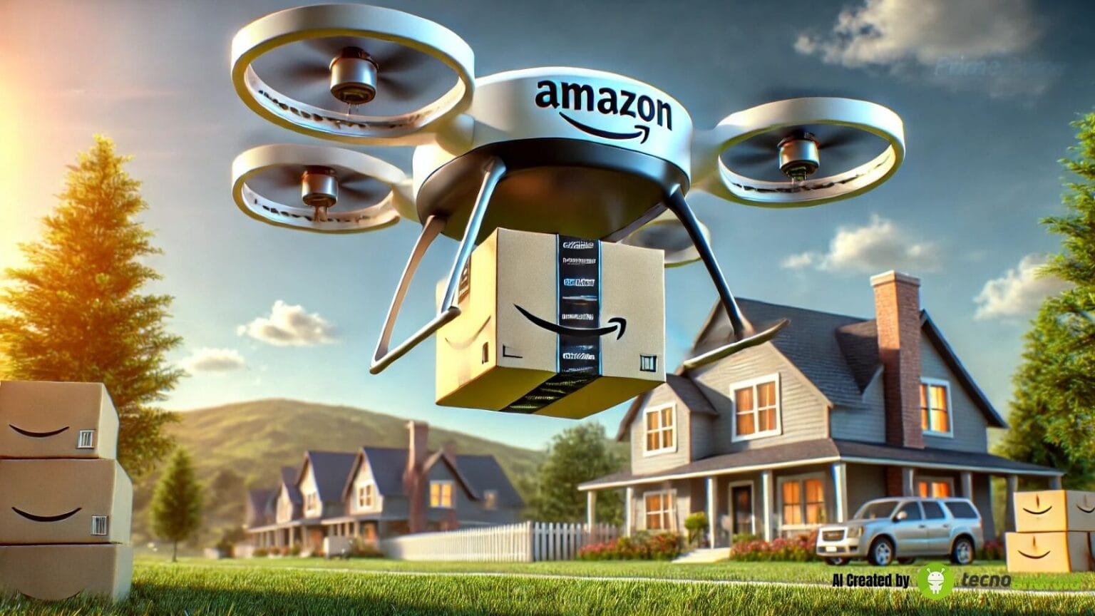 Amazon: partite le consegne con i droni, grande successo in Abruzzo