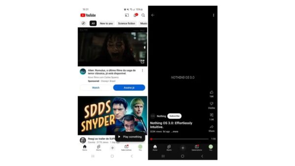 YouTube Play something