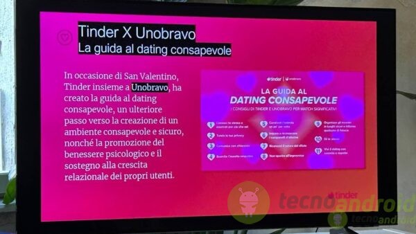 tinder - specifiche