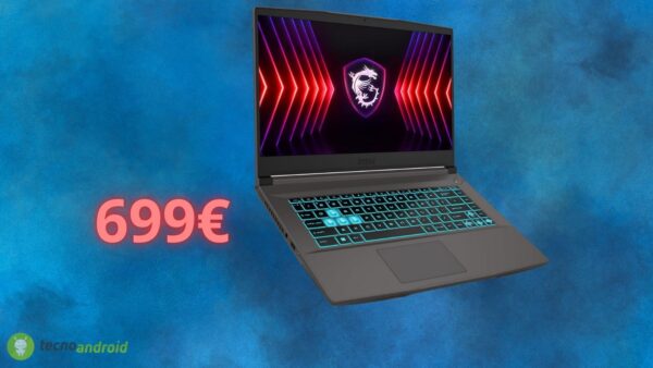 Notebook da gaming MSI THIN 5 in offerta a prezzo da SALDO su Amazon
