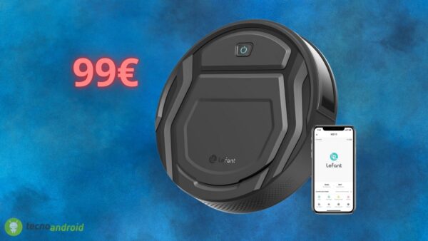 Amazon da PAZZI: solo 99 euro per il robot aspirapolvere Lefant
