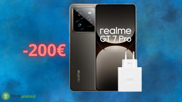Amazon da PAZZI: offerta imperdibile di 200 euro su Realme GT 7 Pro