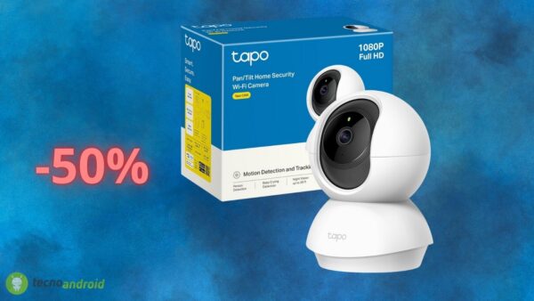 Telecamera da interno TP-LINK Tapo C200 in OFFERTA al 50% su Amazon