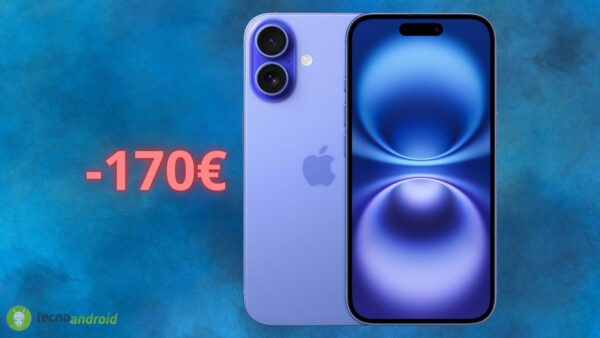 Apple iPhone 16: SPLENDIDA offerta di 170 euro su AMAZON