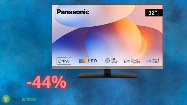 Smart TV Panasonic in offerta del 44% oggi su Amazon