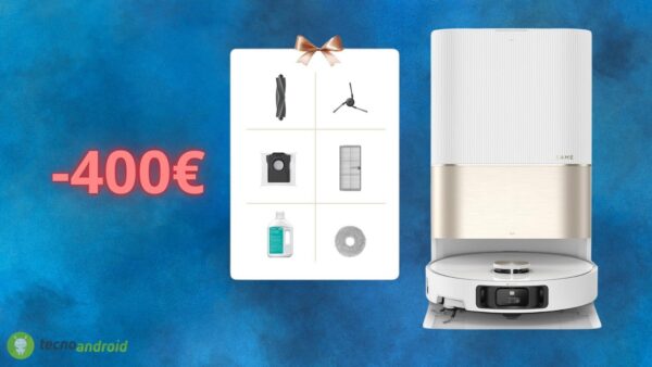 Robot aspirapolvere DREAME in offerta di 400 euro su Amazon