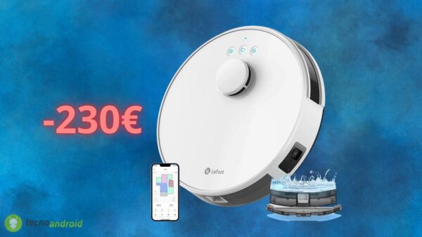 Amazon SHOCK: 56% di SCONTO sul robot aspirapolvere Lefant