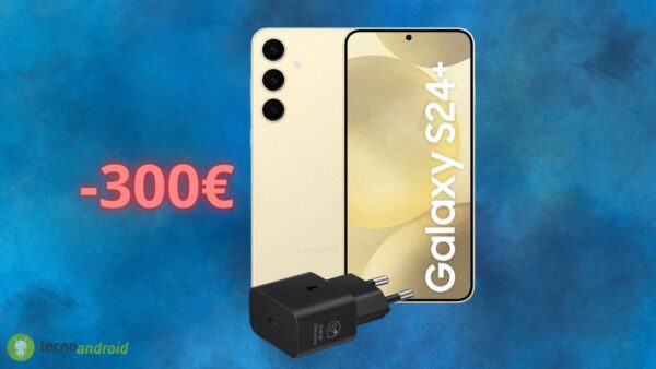 Samsung Galaxy S24+ costa 300 euro in MENO su Amazon: sconto FOLLE