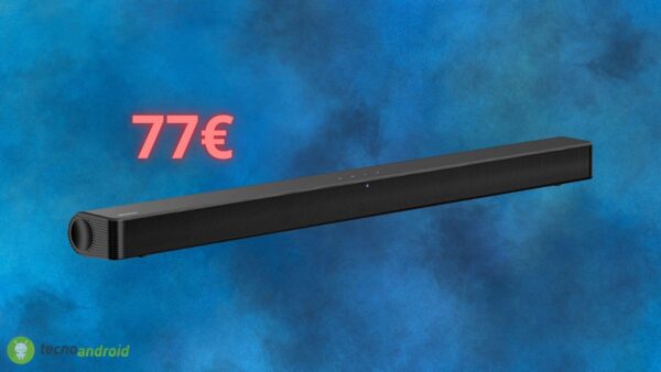 Offerta Amazon: prezzo RIDICOLO sulla soundbar HISENSE