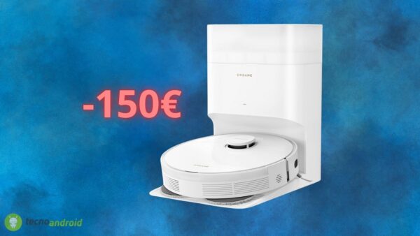 Robot aspirapolvere DREAME in sconto di 150 euro su AMAZON