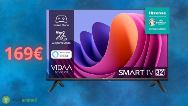 Amazon è FOLLE: la smart TV Hisense costa solo 169 euro