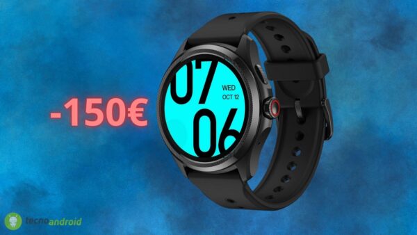 Ticwatch Pro 5 in OFFERTA Amazon con COUPON di 150 euro solo oggi