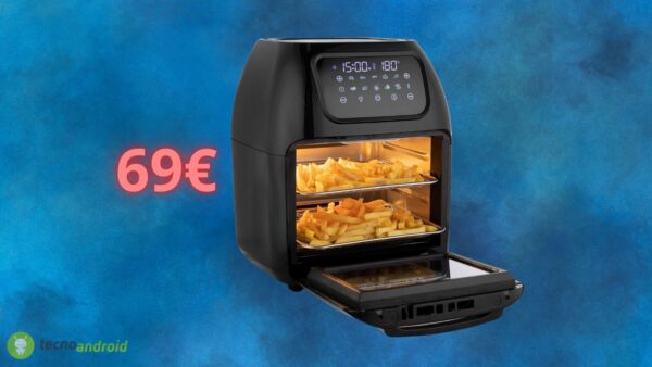 Amazon SHOCK: la friggitrice ad aria costa POCHISSIMO