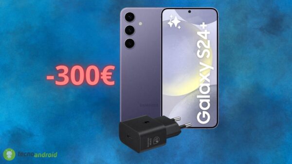 Amazon sconta di quasi 300 euro il Samsung Galaxy S24+