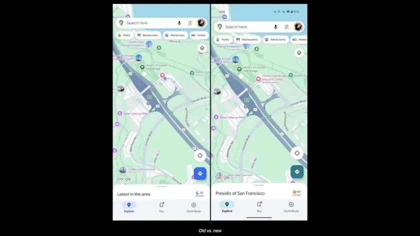 Google Maps Android Colore Teal Aggiornamento