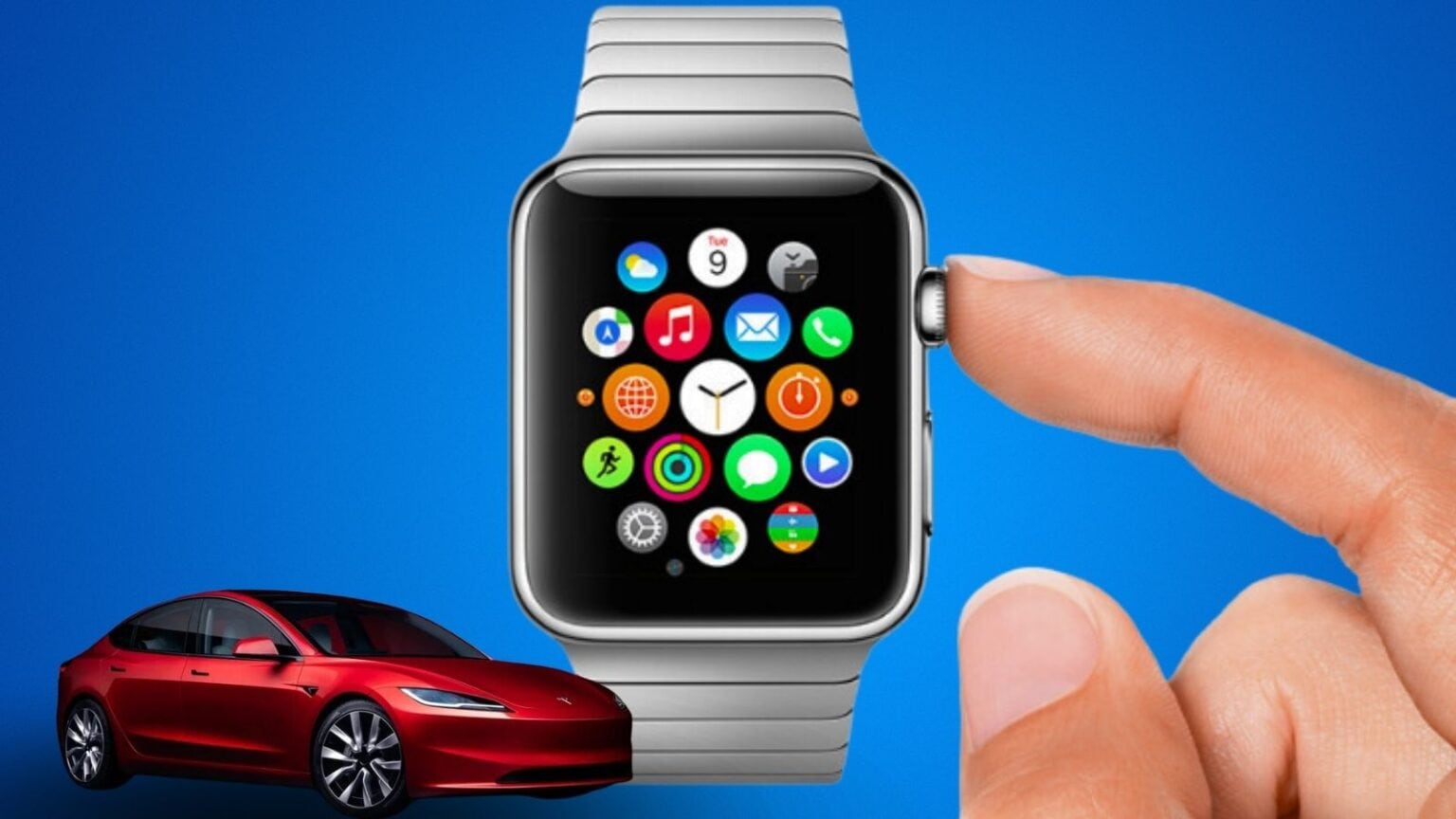 Novità festiva Tesla: arriva l'app per Apple Watch dedicata alla sicurezza