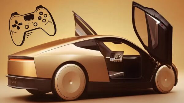 Cybercab Tesla: niente volante, ma joystick come in un videogioco