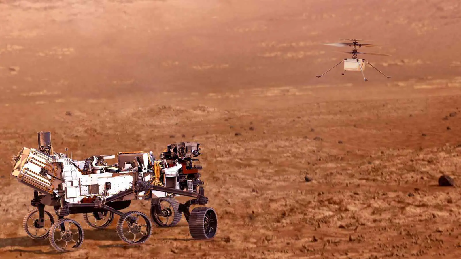 Ingenuity, il piccolo drone elicottero della NASA, dopo l'incidente di volo si trasforma in una stazione metereologica su Marte.