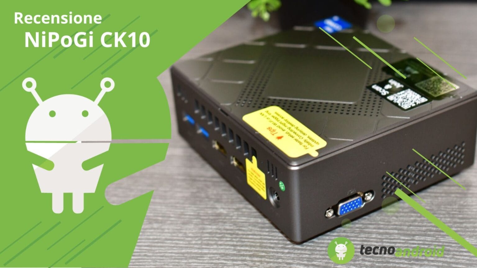 NiPoGi CK10: mini PC con Intel Core i5 - Recensione