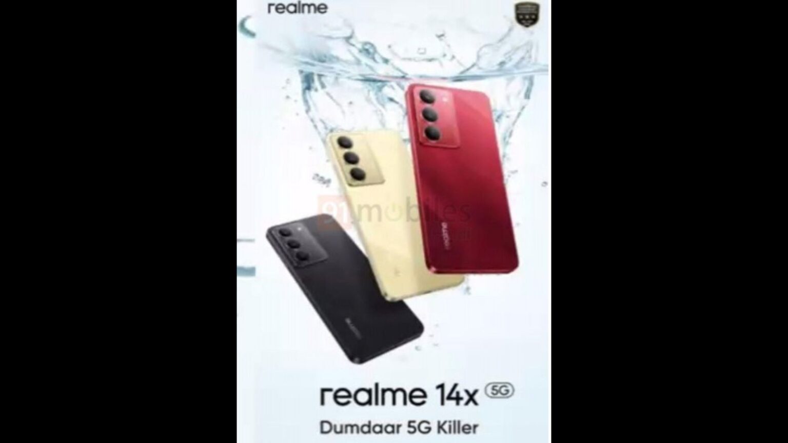 Realme 14x teaser
