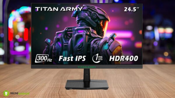 Titan Army P2510HS: monitor da gaming da 24,5 pollici a 300Hz