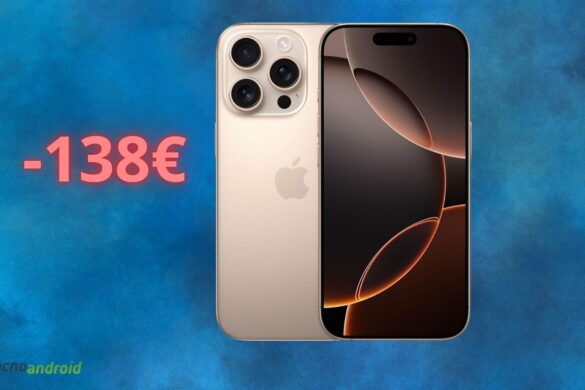 Apple iPhone 16 Pro: sconto PAZZESCO di 138 euro su AMAZON