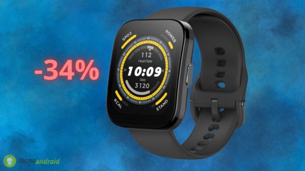 Amazon da PAZZI: prezzo DIMEZZATO per l'Amazfit Bip 5