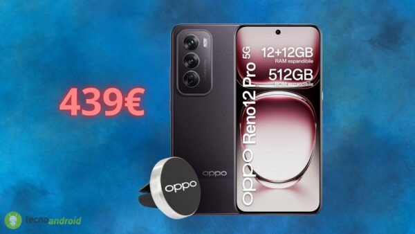 Amazon STREPITOSA con l'ottima offerta su Oppo Reno12 Pro