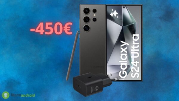Samsung Galaxy S24 Ultra: sconto PAZZO di 450 euro su Amazon