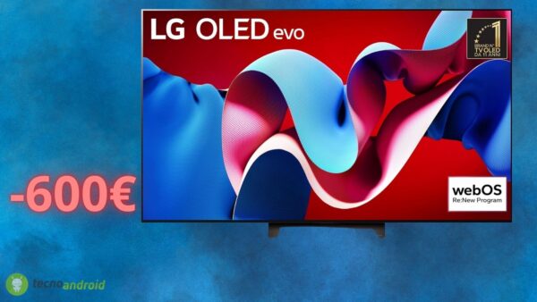 Amazon è PAZZA: sconta di 600 euro la smart TV LG