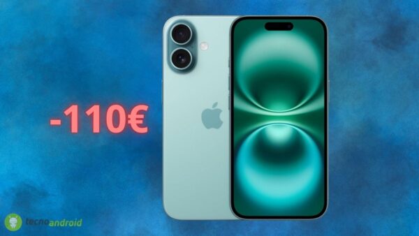 Amazon SPEZZA il prezzo di Apple iPhone 16: solo OGGI è quasi in regalo