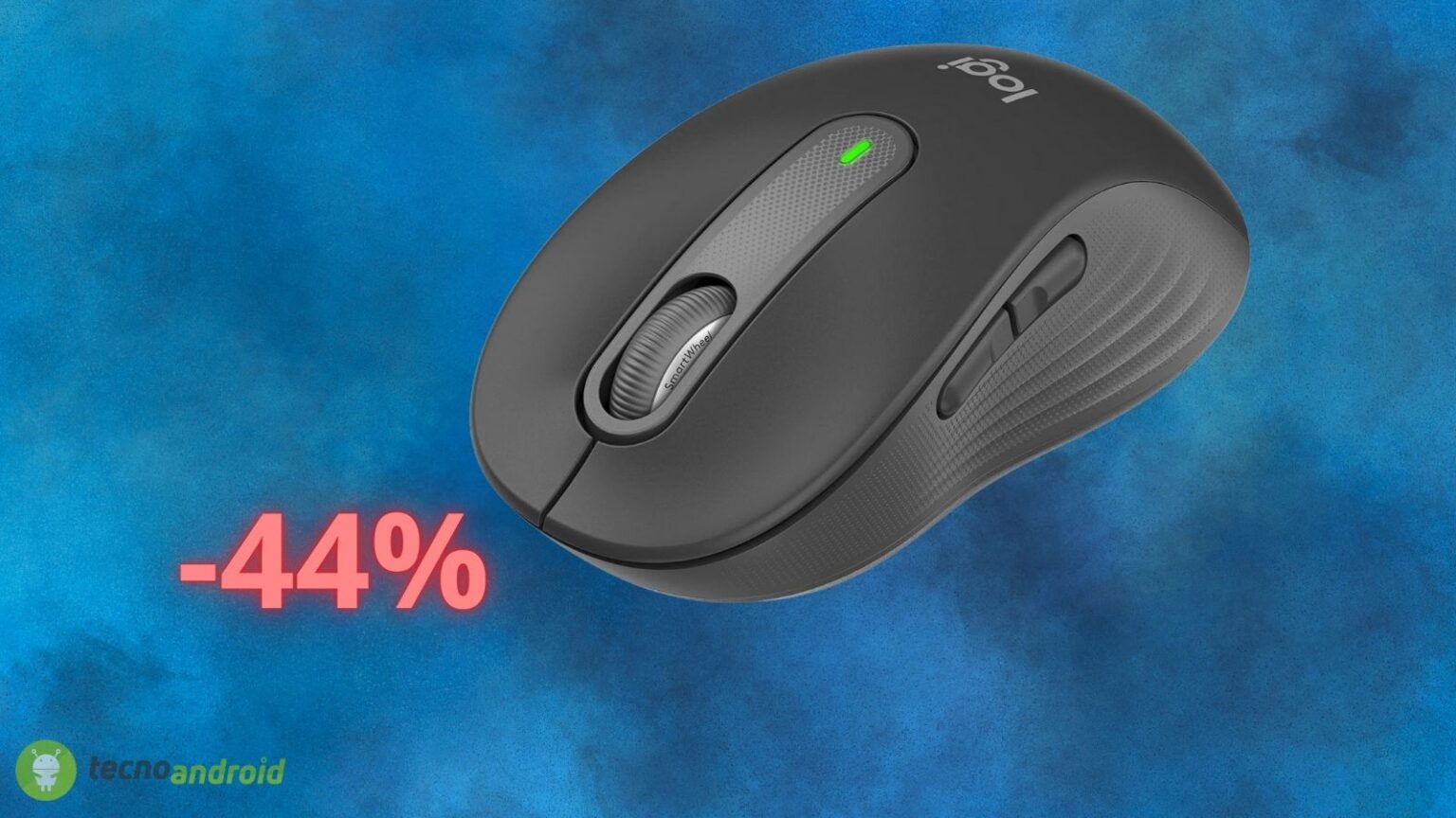 Mouse LOGITECH wireless a soli 29 euro su Amazon: sconto del 44%