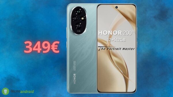 Amazon ABBASSA il prezzo di Honor 200: ora costa POCHISSIMO