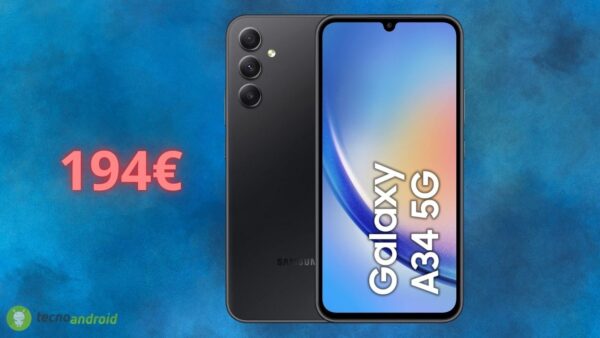 Samsung Galaxy A34 è in OFFERTA ad un prezzo ASSURDO: che sconto su Amazon