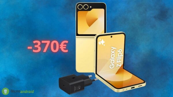 Samsung Galaxy Z Flip6: SPETTACOLARE sconto di 370 euro su AMAZON