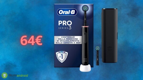 Amazon PAZZA: lo spazzolino elettrico Oral-B ha uno SCONTO MAI visto