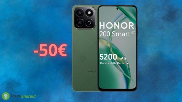 Honor 200 Smart: offerta LOW COST su Amazon