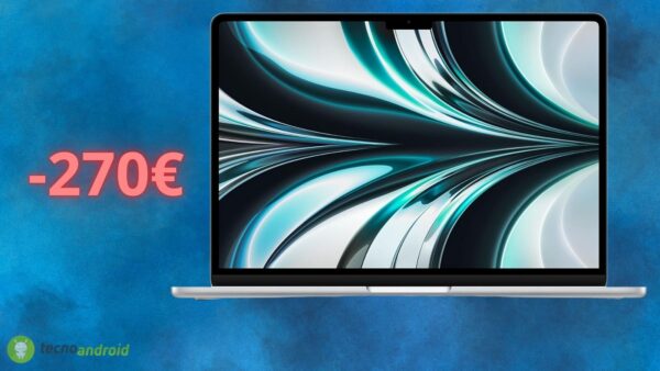Apple MacBook Air: OFFERTA da non perdere di 270 euro su Amazon