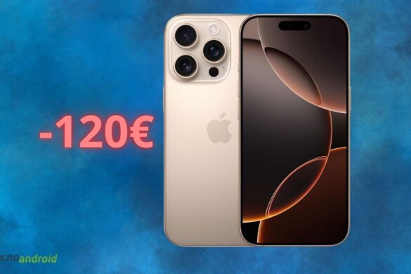 Apple iPhone 16 Pro è in SCONTO di 110 euro su AMAZON