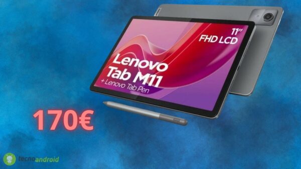 Lenovo Tab M11: un PREZZO BOMBA con l'offerta di Amazon