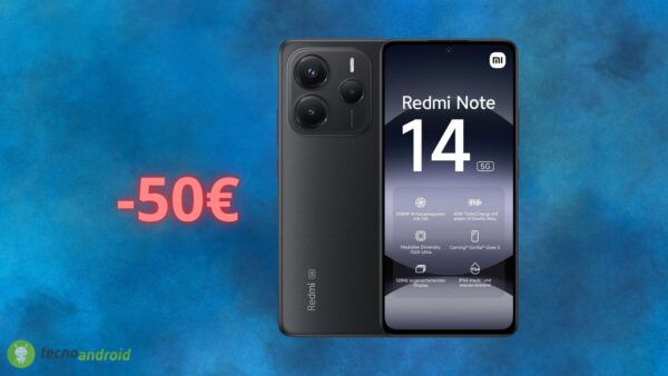 Amazon: il prezzo di Xiaomi Redmi Note 14 CROLLA, è quasi in REGALO