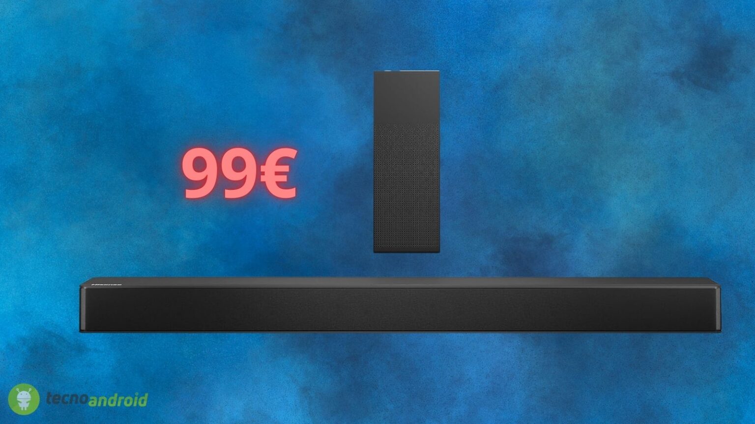 Soundbar HISENSE a meno di 100 euro su AMAZON: il prezzo è da URLO