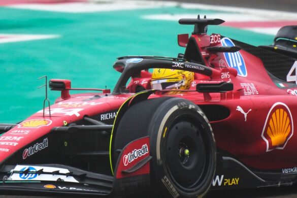 Lewis Hamilton, primi chilometri a Fiorano a bordo della Ferrari