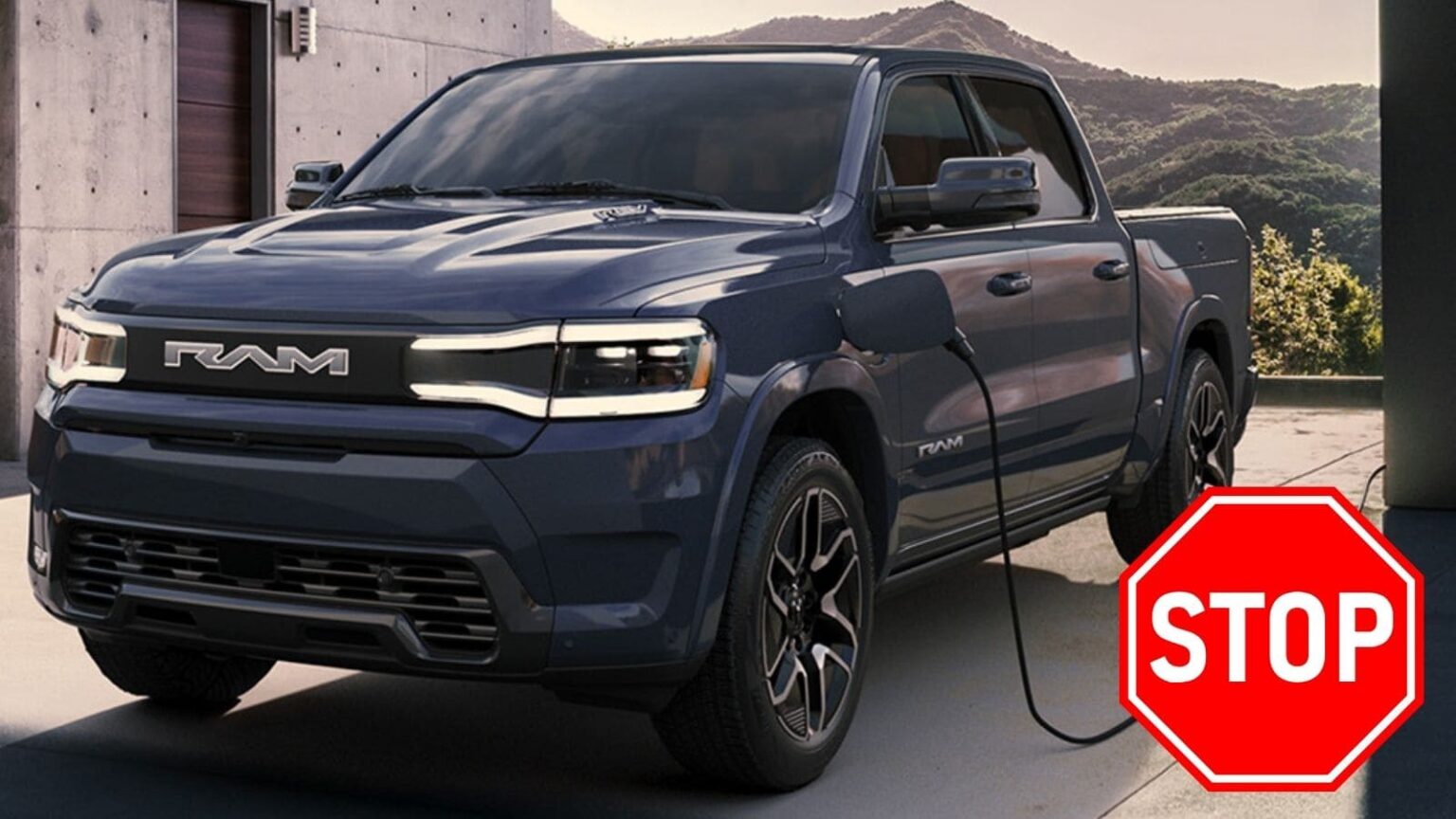 Ram 1500 Rev: stop alla versione con batteria più grande