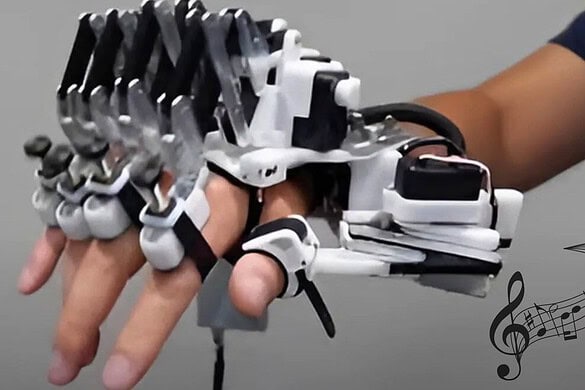 Guanto Robotico per pianisti: più precisione e velocità