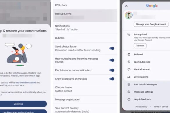 Google Messaggi: come sarà la funzione backup