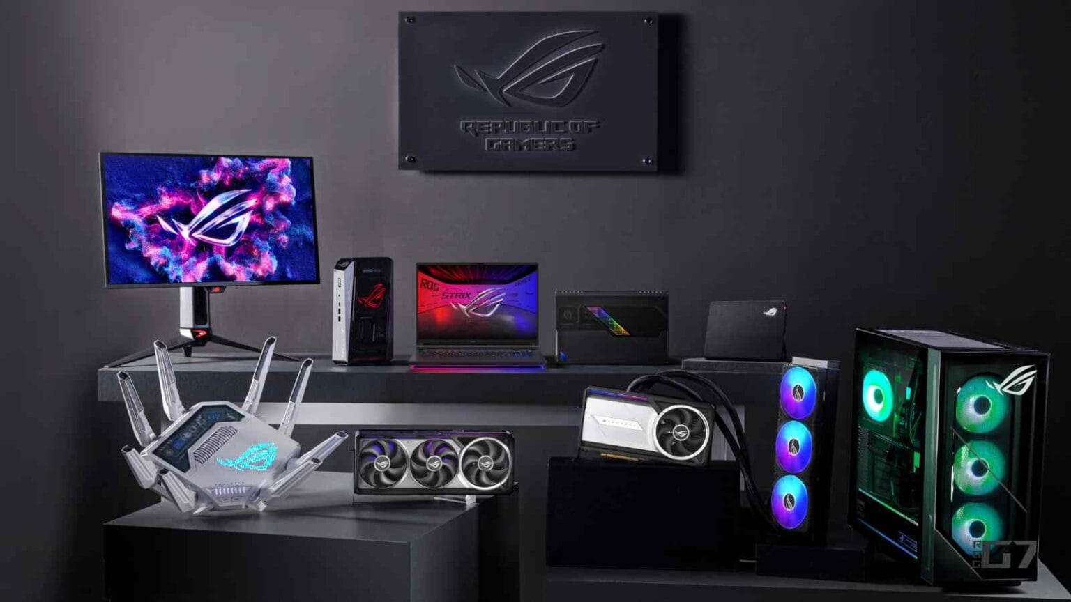 ASUS ROG al CES 2025 presenta nuove soluzioni gaming, tra cui schede grafiche RTX 50, laptop potenti e dispositivi innovativi con AI.