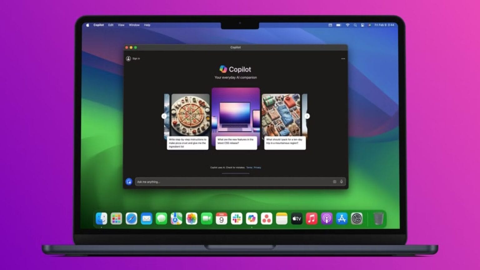 Microsoft, Copilot arriva su Mac: a breve anche in Italia