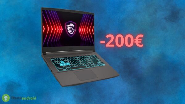 Amazon SCONTA di 200 euro il notebook da gaming di MSI: ottima OFFERTA per tutti